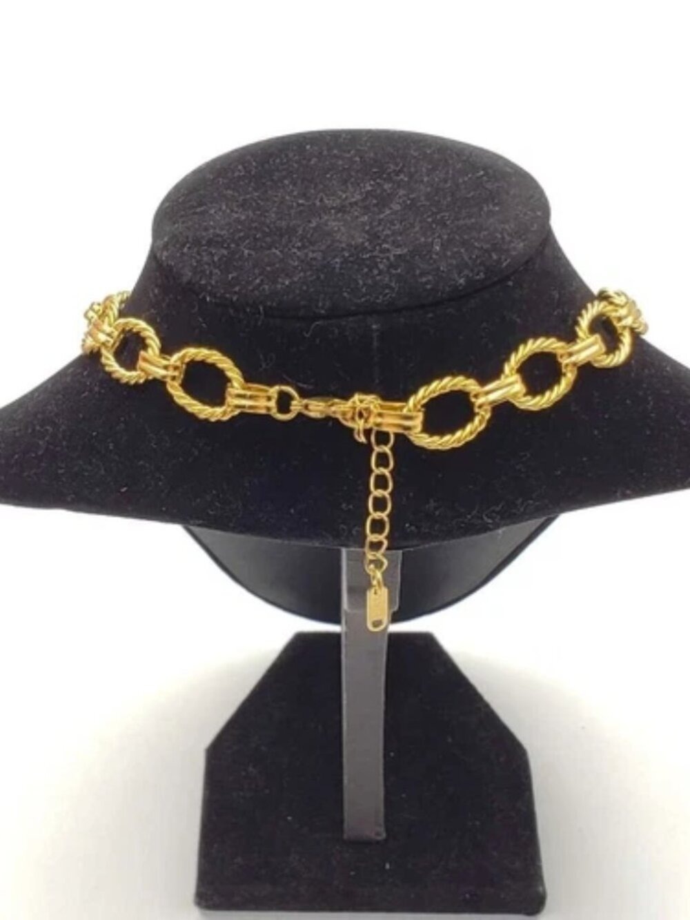 Gold-Plated Necklace with Authentic Louis Vuitton Padlock - Picture 3 of 8